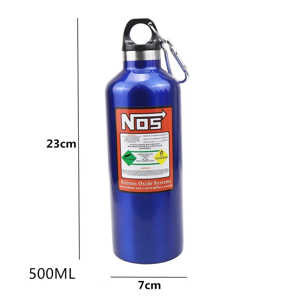 1Pcs Car Insulation Cup NOS Nitrogen Cylinder Vacuum Stainless Steel Kettle 500ML Stainless Thermos Cup Car Interior Accessories